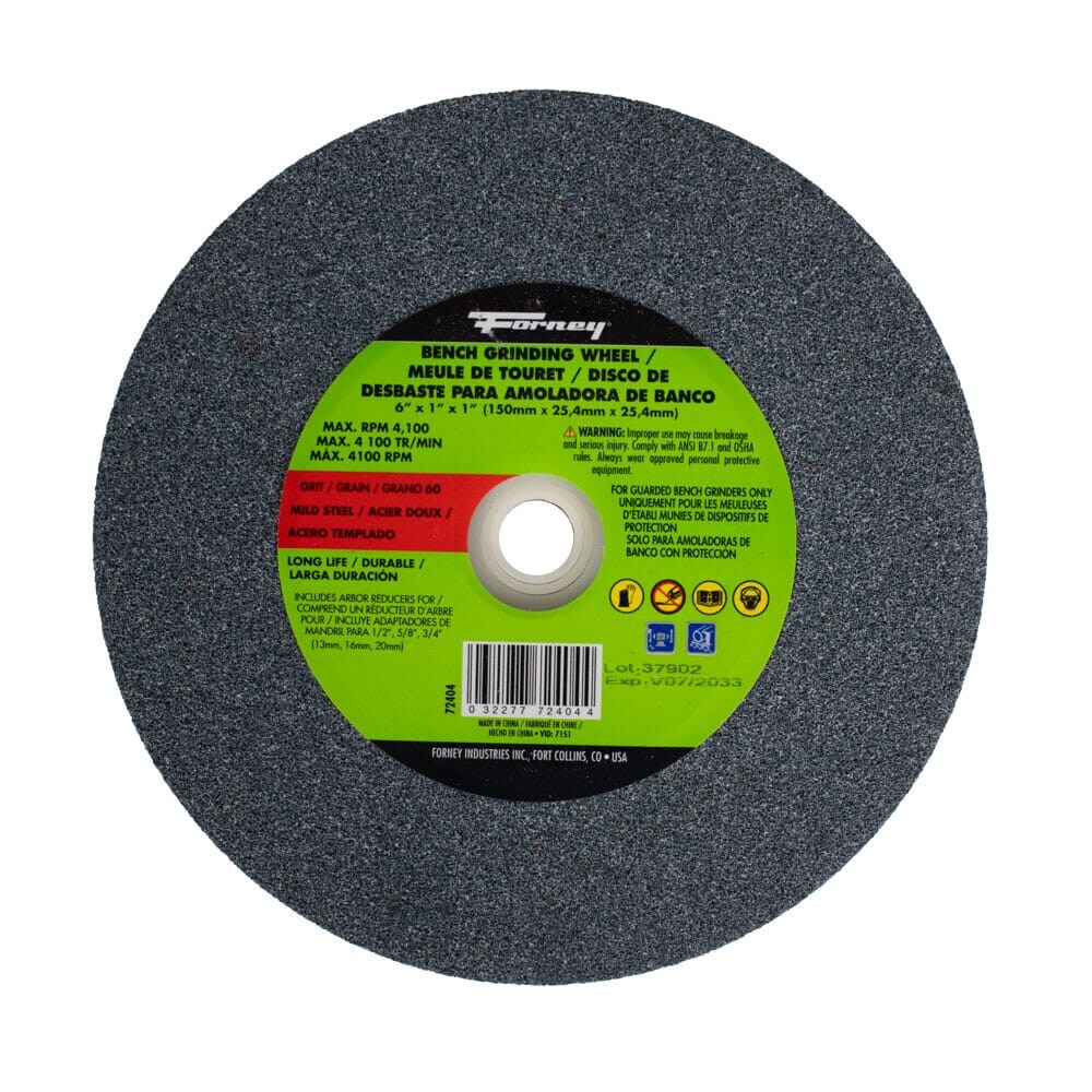 72404 Bench Grinding Wheel, 6 in x